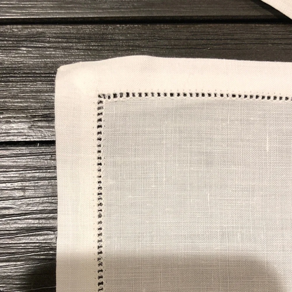 Classic Cream Linen with Openwork Border (11)